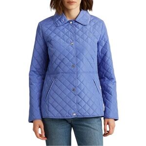 Ralph Lauren Women's Light Blue Quilted Puffer Jacket
